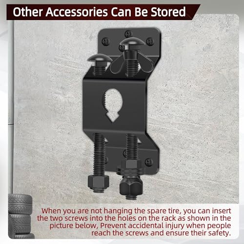 Trailer Spare Tire Mount,Upgraded Spare Wheel Carrier - Image 8