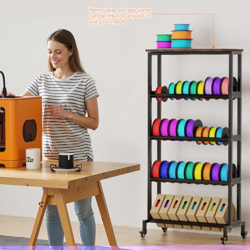 Ormeli 3D Printer Filament Storage Rack, 5-Tier 3D | Home Organization - Image 7