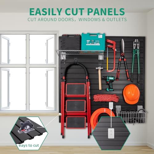 Slat Wall Paneling Garage Slat Wall Storage Systems | Garage Storage - Image 7