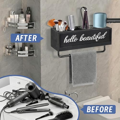 Hair Dryer Holder Wall Mounted, Hair Tools and Styling - Image 7