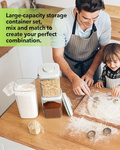 Airtight Food Storage Containers Set with One-Touch Lid - Image 7