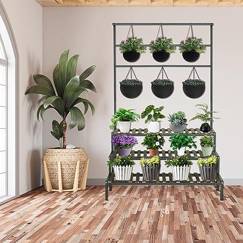 Large Plant Stand, Indoor Outdoor - Image 8