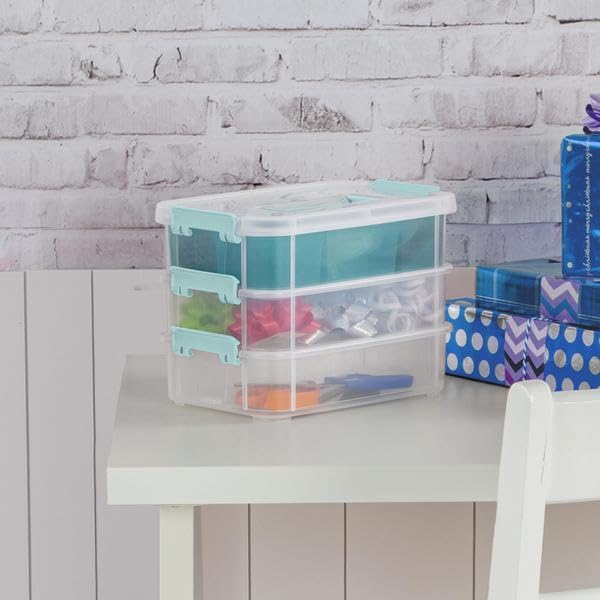 Sterilite 14138606 Layer Stack & Carry Box, 10-5/8-Inch - Image 3
