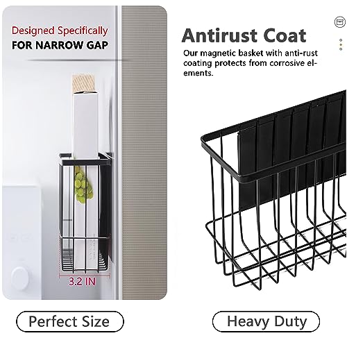 Magnetic Shelf Fridge Basket Bin for Washer Dryer Locker - Image 7