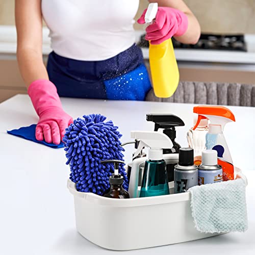 TOPZEA 2 Pack Cleaning Supplies Caddy, Large Plastic Cleaning - Image 8
