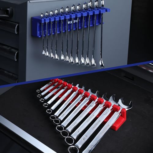 WORKPRO 2-Piece Magnetic Wrench Organizer, 24 Slots Wrench Holder - Image 8