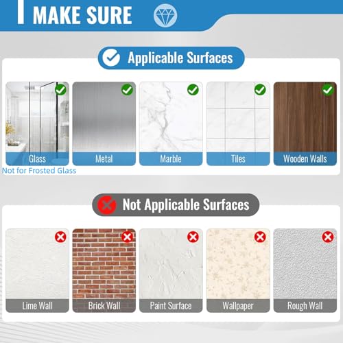 15 Pack Shower Caddy Adhesive Replacement - Strong No Drilling - Image 8