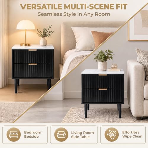 Night Stand, Bedside Tables Bedroom - Image 8