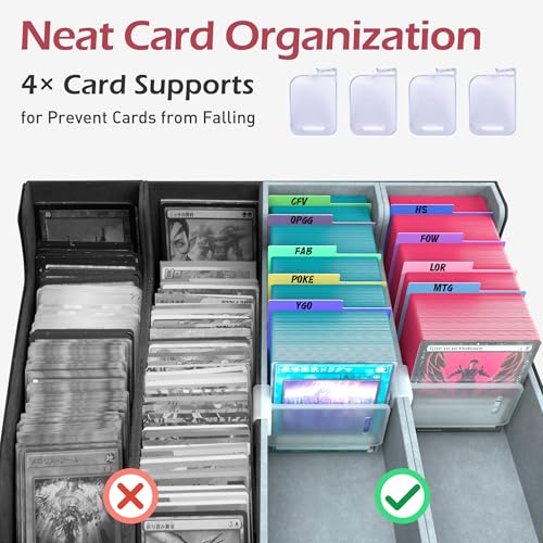 4-Row【3200+】 Trading Card Storage Box, Card Organizer - Image 7