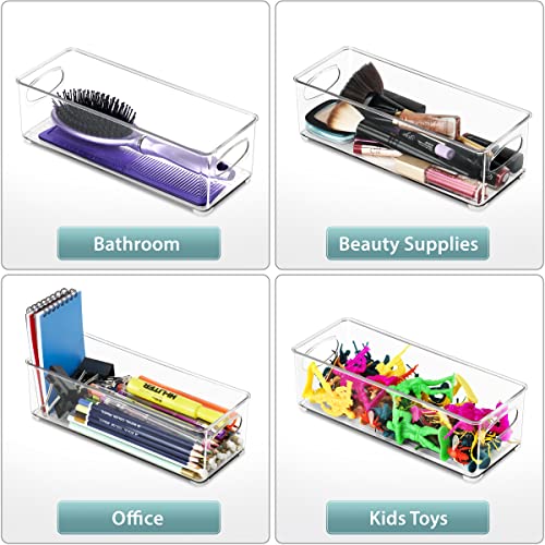 Sorbus Fridge Organizers and Storage, Clear Stackable Bins (Small - Image 7
