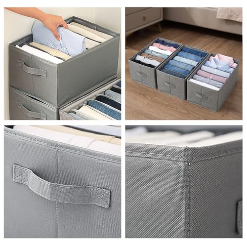 Nicunom 6 Pack Wardrobe Clothes Organizer, 6 Grids | Home Organization - Image 8