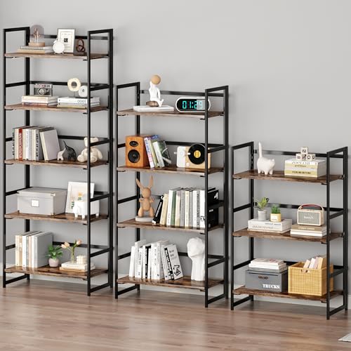 Vintage Multifunctional Folding Bookshelf, No-Assembly - Image 6