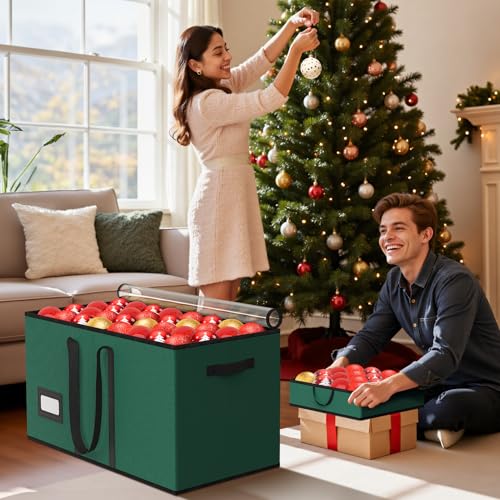 Christmas Ornament Storage Box Store 128-3" Ornaments - Image 8