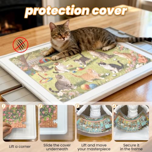 PITAPITA Rotating Jigsaw Puzzle Board for 1500 Pieces - Image 7