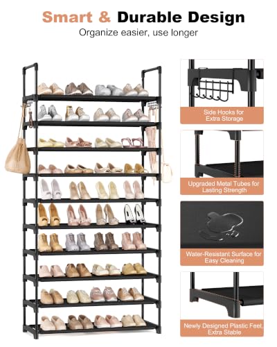 Upgraded Shoe Rack for Closet Large Capacity 10 Tier Shoe - Image 7