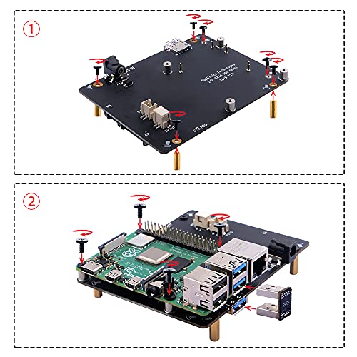 GeeekPi SATA Storage for Raspberry Pi 4, 2.5 inch SATA HDD/SSD - Image 7