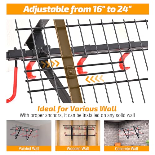 Wall-Mounted Ski and Snowboard Storage Rack, 1-Pack - Image 7