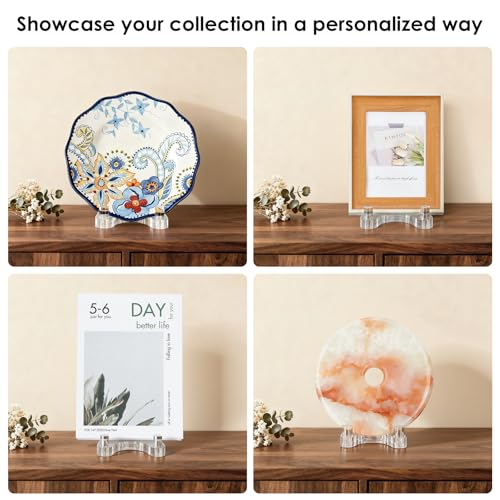 Acrylic Easel Display,Plate Stand for Display,Adjustable Clear - Image 8
