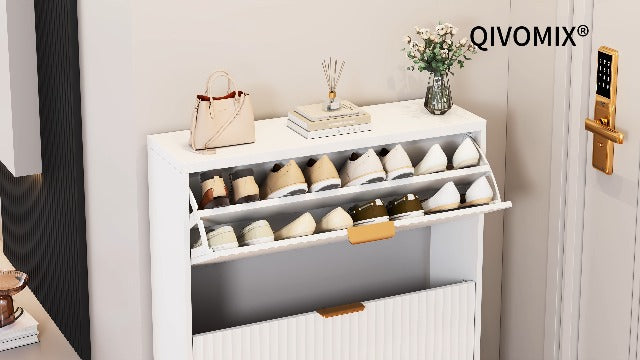 Shoe Cabinet Storage, Modern Freestanding Organizer | Home Organizatio - Image 8