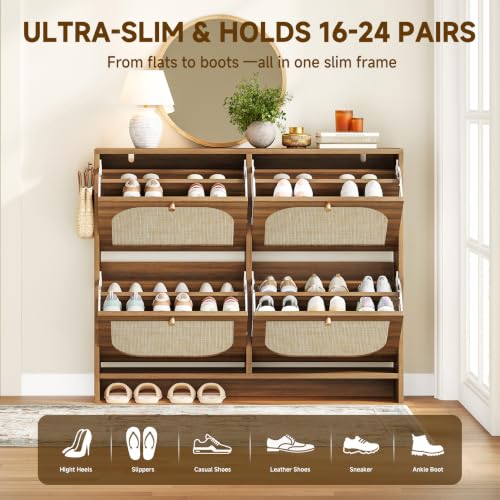 Nicetree Shoe Cabinet Storage for Entryway, Narrow Shoe - Image 7