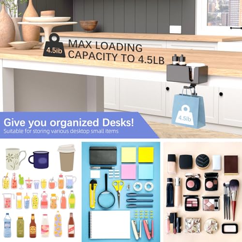 CUBE TECH 5 in 1 Desk Pencil Holder - Clamp on Under Desk - Image 8