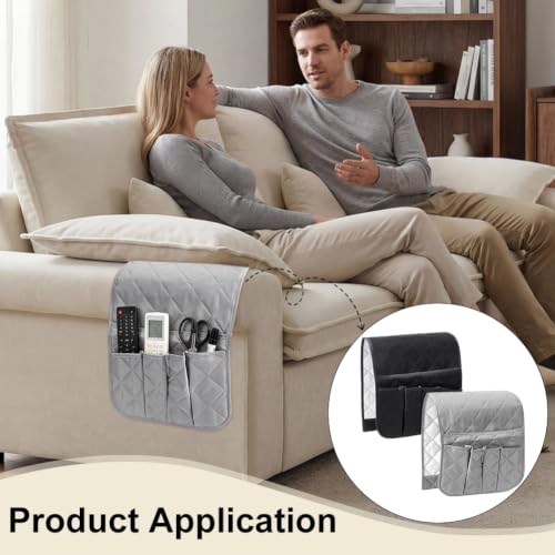 PH PandaHall 2 Colors Sofa Armrest Caddy, Rectangle Remote - Image 6