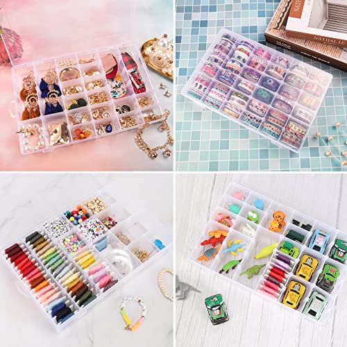 Bead Organizer Storage 2 Pack 36 Grid Jewelry Tackle Craft - Image 7