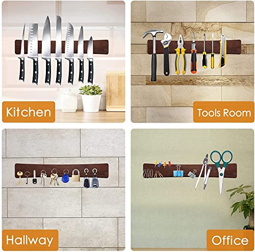 HOSHANHO Magnetic Knife Strips, Magnetic Knife Holder - Image 7