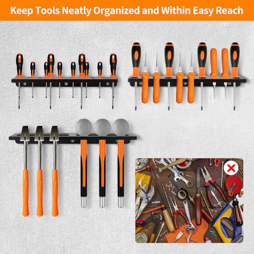 Wall Mount Hand Tool Storage Racks, Screwdriver Organizer - Image 7