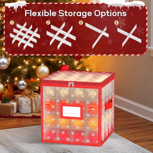 Christmas Ornament Storage Box, 64 Ball Container | Home Organization - Image 8