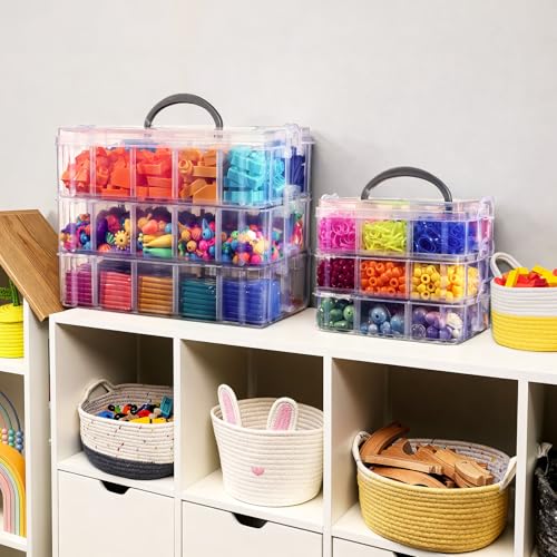 Bead Organizer, Funtopia 2 Pack Craft Storage | Home Organization - Image 7
