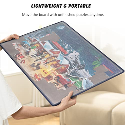 Tektalk Jigsaw Puzzle Board with 6 Sorting Trays | Home Organization - Image 7