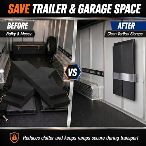 Wesiti Trailer Ramp Organizer Rack,Fits 5" Height Ramps - Image 7