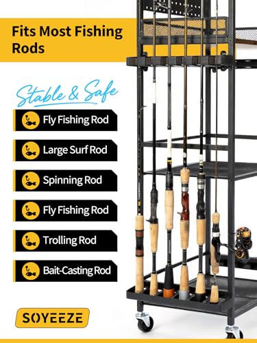 Fishing Rod Holders for Garage, Fishing Pole Holders Up - Image 7