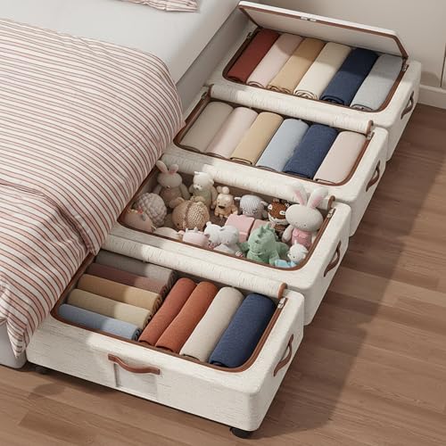 Under Bed Storage Organizer with Wheels | Home Organization - Image 7