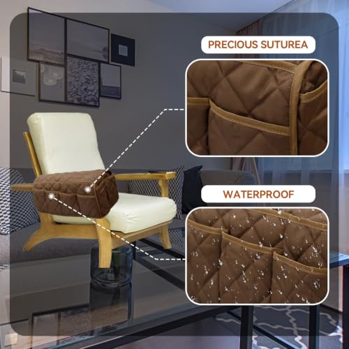 MEHIDFY Armchair Caddy, Waterproof Sofa Armrest Organizer - Image 7