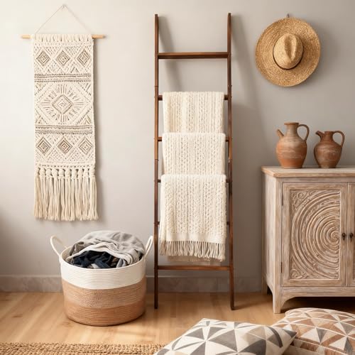 Novabright 3 Pcs Farmhouse Living Room Decoration Set | Garage Storage - Image 7