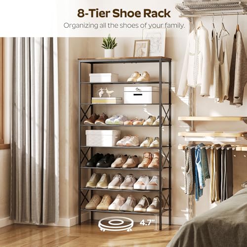 8 Tier Shoe Rack, Shoe Storage Organizer - Image 7