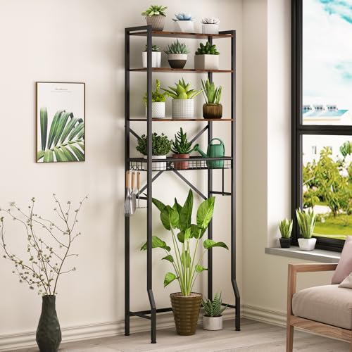 Over The Toilet Storage Rack, 4-Tier Bathroom Organizers - Image 8