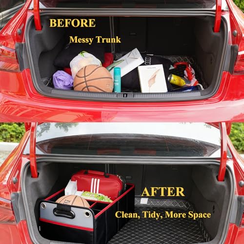 Car Trunk Organizer, Collapsible Auto Trunk Organizer Storage - Image 8