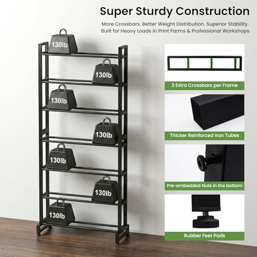 3D Printer Filament Rack, 7-Tier Heavy Duty Filament - Image 8