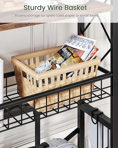 Over The Toilet Storage Rack, 4-Tier Bathroom Organizer Shelf - Image 7