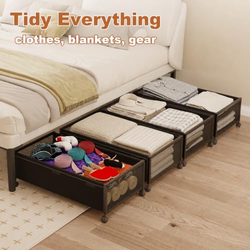 2Pack Under Bed Storage Containers, 10 inch Height,31 inch Long - Image 7