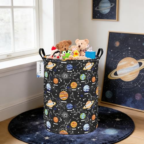Round collapsible Solar System planet Laundry Hamper | All Products - Image 8