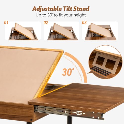 Becko US 2 in 1 Jigsaw Puzzle Table with 8 Sorting Trays - Image 7