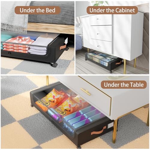 Under Bed Storage with Wheels, UnderBed Storage Containers - Image 7