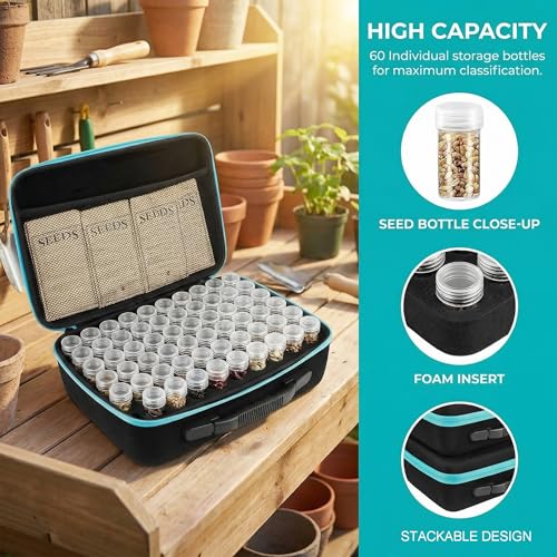 60 Slots Seed Storage Organizer with 10 Seed | Home Organization - Image 8