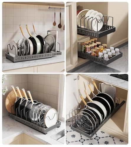 Pull Out Pots and Pans Organizer Under Cabinet - Image 8