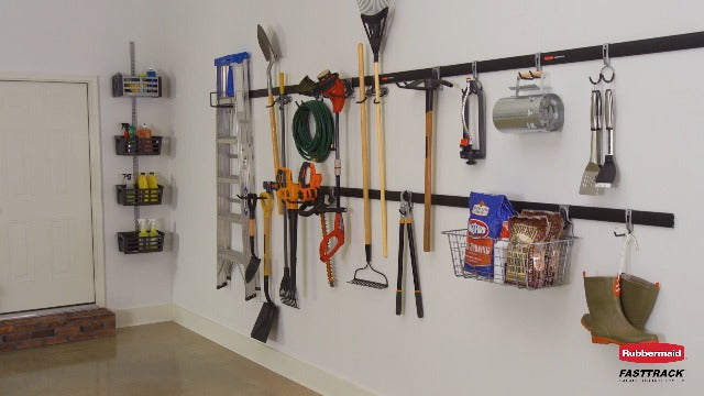 Rubbermaid Garage Tool Tower Rack Easy to Assemble Wheeled - Image 7