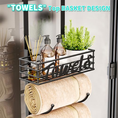 HapiRm Towel Racks for Bathroom Storage - 6 Tier Over - Image 7